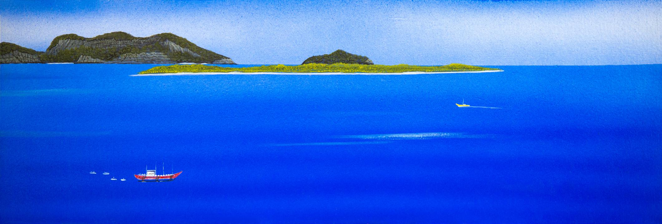 Fishing in paradise